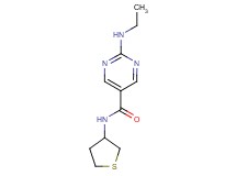 2-(ethylamino)-N-(tetrahydro-3-thienyl)-5-pyrimidinecarboxamide