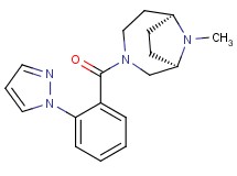 (1R*,6S*)-9-methyl-3-[2-(1H-pyrazol-1-yl)benzoyl]-3,9-diazabicyclo[4.2.1]nonane