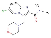6-chloro-N,N-dimethyl-3-(morpholin-4-ylmethyl)imidazo[1,2-a]pyridine-2-carboxamide