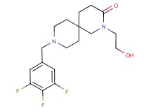 2-(2-hydroxyethyl)-9-(3,4,5-trifluorobenzyl)-2,9-diazaspiro[5.5]undecan-3-one