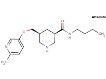 (3R,5S)-N-butyl-5-{[(6-methyl-3-pyridinyl)oxy]methyl}-3-piperidinecarboxamide