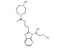 3-(2-methoxy-1-methylethyl)-2-[4-(4-methyl-1,4-diazepan-1-yl)-4-oxobutyl]-3H-imidazo[4,5-b]pyridine