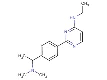 2-{4-[1-(dimethylamino)ethyl]phenyl}-N-ethylpyrimidin-4-amine