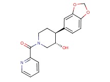 (3S*,4S*)-4-(1,3-benzodioxol-5-yl)-1-(pyridin-2-ylcarbonyl)piperidin-3-ol