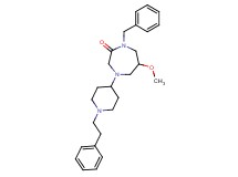 1-benzyl-6-methoxy-4-[1-(2-phenylethyl)-4-piperidinyl]-1,4-diazepan-2-one