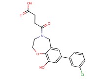 4-[7-(3-chlorophenyl)-9-hydroxy-2,3-dihydro-1,4-benzoxazepin-4(5H)-yl]-4-oxobutanoic acid