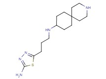 N-[3-(5-amino-1,3,4-thiadiazol-2-yl)propyl]-3-azaspiro[5.5]undecan-9-amine