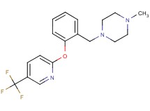 1-methyl-4-(2-{[5-(trifluoromethyl)pyridin-2-yl]oxy}benzyl)piperazine