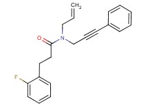 N-allyl-3-(2-fluorophenyl)-N-(3-phenylprop-2-yn-1-yl)propanamide
