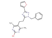 5-{2-[1-benzyl-3-(2-furyl)-1H-1,2,4-triazol-5-yl]ethyl}-4,6-dimethylpyrimidin-2-ol