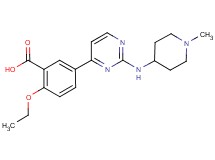 2-ethoxy-5-{2-[(1-methylpiperidin-4-yl)amino]pyrimidin-4-yl}benzoic acid