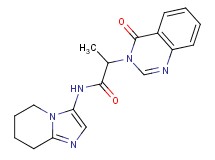 2-(4-oxoquinazolin-3(4H)-yl)-N-(5,6,7,8-tetrahydroimidazo[1,2-a]pyridin-3-yl)propanamide