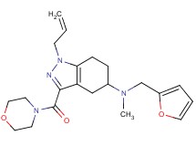 1-allyl-N-(2-furylmethyl)-N-methyl-3-(4-morpholinylcarbonyl)-4,5,6,7-tetrahydro-1H-indazol-5-amine