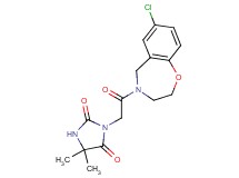 3-[2-(7-chloro-2,3-dihydro-1,4-benzoxazepin-4(5H)-yl)-2-oxoethyl]-5,5-dimethylimidazolidine-2,4-dione