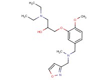 1-(diethylamino)-3-(5-{[(3-isoxazolylmethyl)(methyl)amino]methyl}-2-methoxyphenoxy)-2-propanol