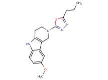 8-methoxy-2-(5-propyl-1,3,4-oxadiazol-2-yl)-2,3,4,5-tetrahydro-1H-pyrido[4,3-b]indole