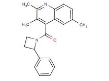 2,3,6-trimethyl-4-[(2-phenyl-1-azetidinyl)carbonyl]quinoline