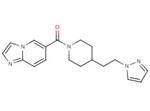 6-({4-[2-(1H-pyrazol-1-yl)ethyl]piperidin-1-yl}carbonyl)imidazo[1,2-a]pyridine
