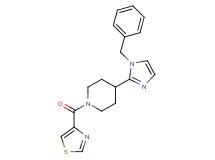 4-(1-benzyl-1H-imidazol-2-yl)-1-(1,3-thiazol-4-ylcarbonyl)piperidine