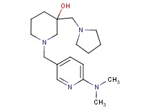 1-{[6-(dimethylamino)pyridin-3-yl]methyl}-3-(pyrrolidin-1-ylmethyl)piperidin-3-ol