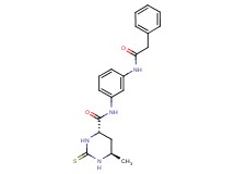 (4S*,6R*)-6-methyl-N-{3-[(phenylacetyl)amino]phenyl}-2-thioxohexahydropyrimidine-4-carboxamide