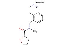 (2R)-N-(5-isoquinolinylmethyl)-N-methyltetrahydro-2-furancarboxamide