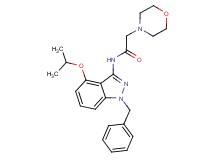 N-(1-benzyl-4-isopropoxy-1H-indazol-3-yl)-2-morpholin-4-ylacetamide