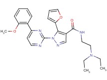 N-[2-(diethylamino)ethyl]-5-(2-furyl)-1-[4-(2-methoxyphenyl)-2-pyrimidinyl]-1H-pyrazole-4-carboxamide