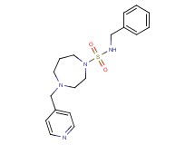 N-benzyl-4-(pyridin-4-ylmethyl)-1,4-diazepane-1-sulfonamide