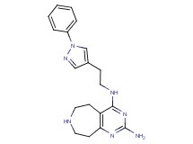 N~4~-[2-(1-phenyl-1H-pyrazol-4-yl)ethyl]-6,7,8,9-tetrahydro-5H-pyrimido[4,5-d]azepine-2,4-diamine