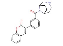 3-{3-[(1S*,6R*)-3,9-diazabicyclo[4.2.1]non-9-ylcarbonyl]phenyl}-2H-chromen-2-one