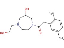 1-[(2,5-dimethylphenyl)acetyl]-4-(2-hydroxyethyl)-1,4-diazepan-6-ol