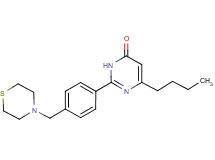 6-butyl-2-[4-(thiomorpholin-4-ylmethyl)phenyl]pyrimidin-4(3H)-one