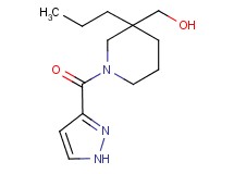 [3-propyl-1-(1H-pyrazol-3-ylcarbonyl)piperidin-3-yl]methanol