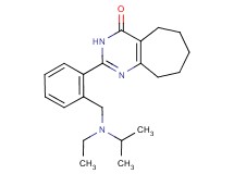 2-(2-{[ethyl(isopropyl)amino]methyl}phenyl)-3,5,6,7,8,9-hexahydro-4H-cyclohepta[d]pyrimidin-4-one