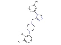 1-(2,3-dimethylphenyl)-4-{[4-(3-methylphenyl)-4H-1,2,4-triazol-3-yl]methyl}piperazine
