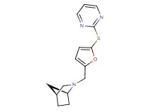 (1S*,4S*)-2-{[5-(pyrimidin-2-ylthio)-2-furyl]methyl}-2-azabicyclo[2.2.1]heptane