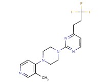2-[4-(3-methylpyridin-4-yl)piperazin-1-yl]-4-(3,3,3-trifluoropropyl)pyrimidine
