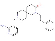 9-[(2-aminopyridin-3-yl)methyl]-2-(2-phenylethyl)-2,9-diazaspiro[5.5]undecan-3-one