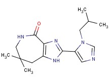 2-(1-isobutyl-1H-imidazol-5-yl)-7,7-dimethyl-5,6,7,8-tetrahydroimidazo[4,5-c]azepin-4(1H)-one
