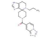 5-propyl-1'-(tetrazolo[1,5-a]pyridin-7-ylcarbonyl)-1,5,6,7-tetrahydrospiro[imidazo[4,5-c]pyridine-4,4'-piperidine]