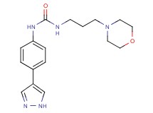 N-(3-morpholin-4-ylpropyl)-N'-[4-(1H-pyrazol-4-yl)phenyl]urea
