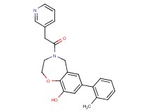7-(2-methylphenyl)-4-(pyridin-3-ylacetyl)-2,3,4,5-tetrahydro-1,4-benzoxazepin-9-ol