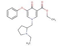 ethyl 1-[(1-ethylpyrrolidin-2-yl)methyl]-4-oxo-5-phenoxy-1,4-dihydropyridine-3-carboxylate