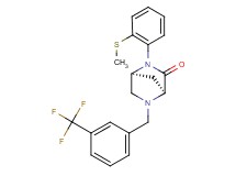 (1S*,4S*)-2-[2-(methylthio)phenyl]-5-[3-(trifluoromethyl)benzyl]-2,5-diazabicyclo[2.2.1]heptan-3-one