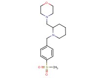 4-({1-[4-(methylsulfonyl)benzyl]-2-piperidinyl}methyl)morpholine