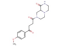 8-[4-(4-methoxyphenyl)-4-oxobutanoyl]hexahydro-2H-pyrazino[1,2-a]pyrazin-1(6H)-one
