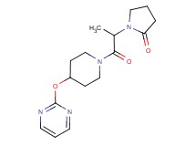 1-{1-methyl-2-oxo-2-[4-(pyrimidin-2-yloxy)piperidin-1-yl]ethyl}pyrrolidin-2-one