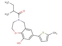 4-(2-methylbutanoyl)-7-(5-methyl-2-thienyl)-2,3,4,5-tetrahydro-1,4-benzoxazepin-9-ol
