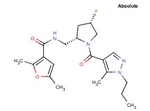 N-({(2S,4S)-4-fluoro-1-[(5-methyl-1-propyl-1H-pyrazol-4-yl)carbonyl]pyrrolidin-2-yl}methyl)-2,5-dimethyl-3-furamide